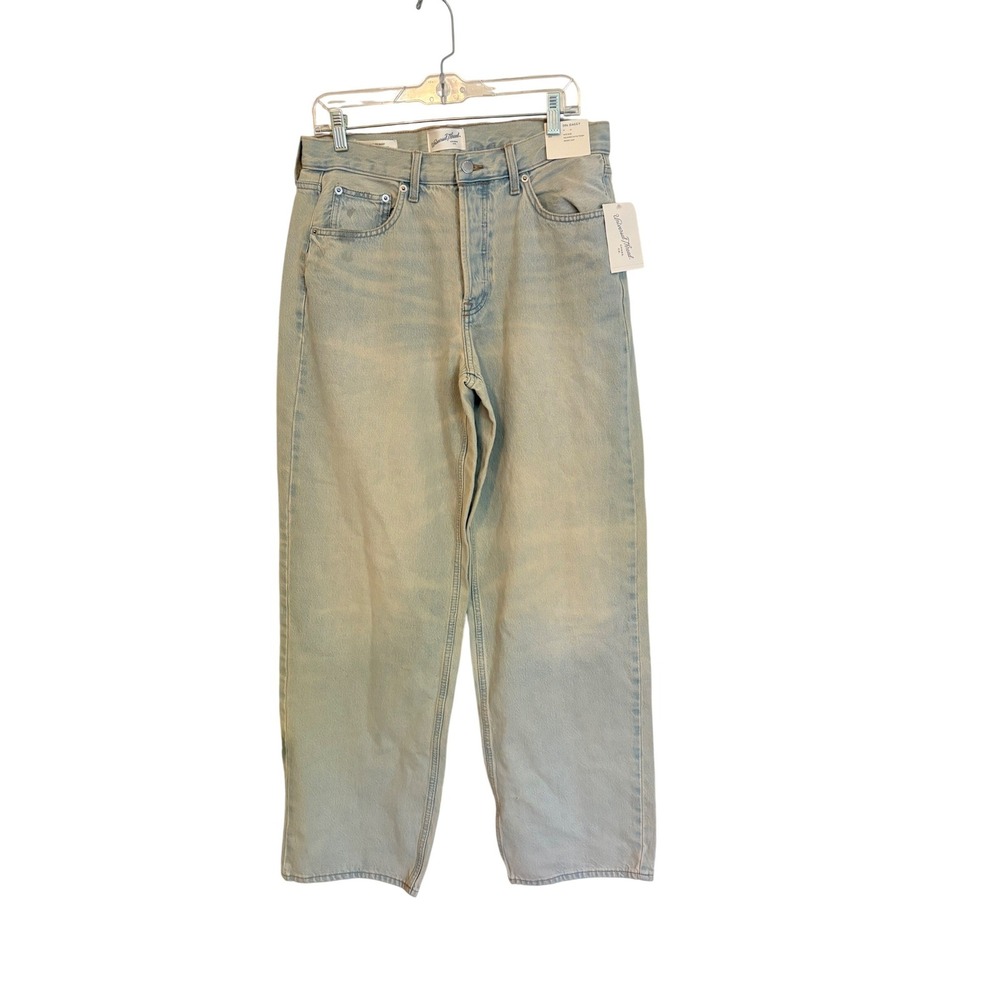 Universal Thread Womens Mid Rise 90s Baggy Jeans Light Wash Size 8 NWT